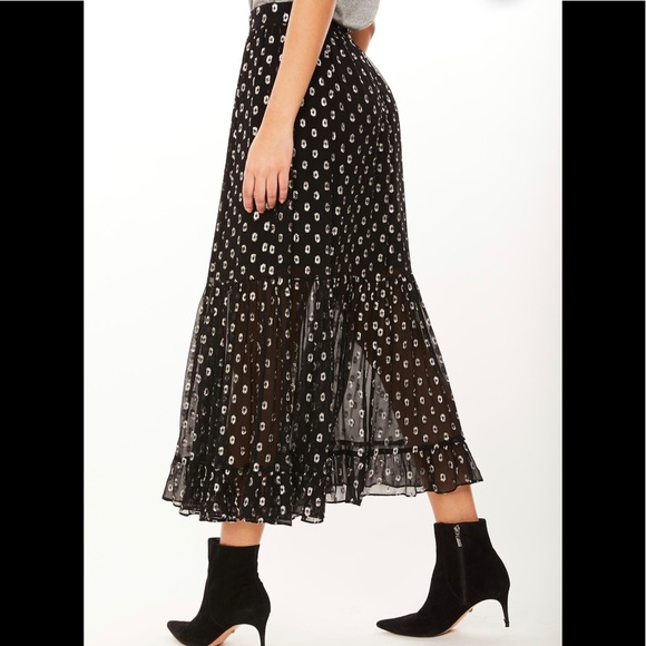 Generation Love Selena Skirt in Black/Silver Size S - Picture 4 of 11